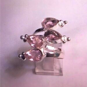 Kunzite 925 Sterling Silver Ring